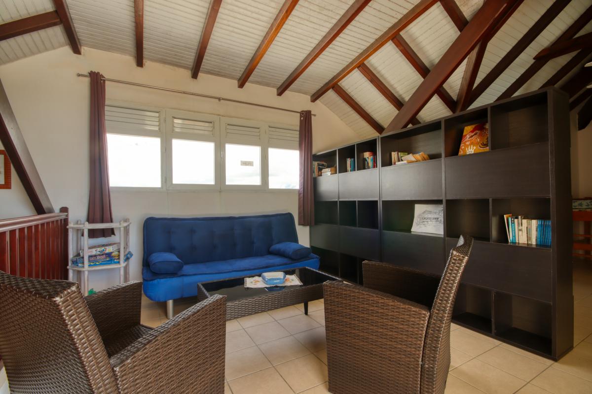 location de villa 8 personnes Martinique vue mer mezzanine 1